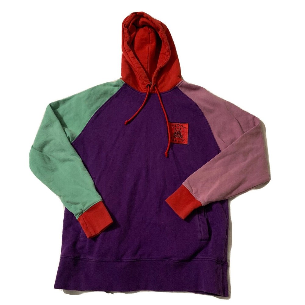Teddy Fresh Colorblock Hoodie. Size Small Streetwear Retro H3H3